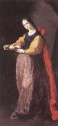 Francisco de Zurbaran St Agatha oil on canvas